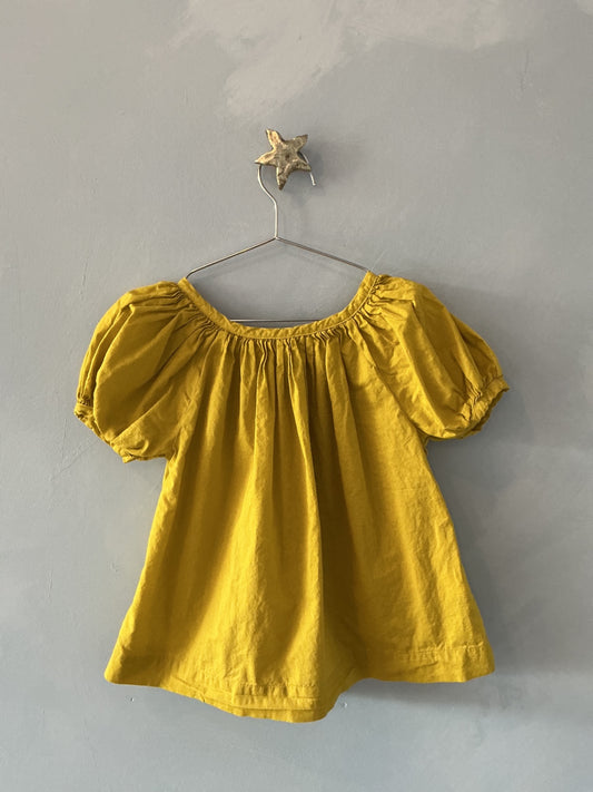 yellow makié short sleeve top