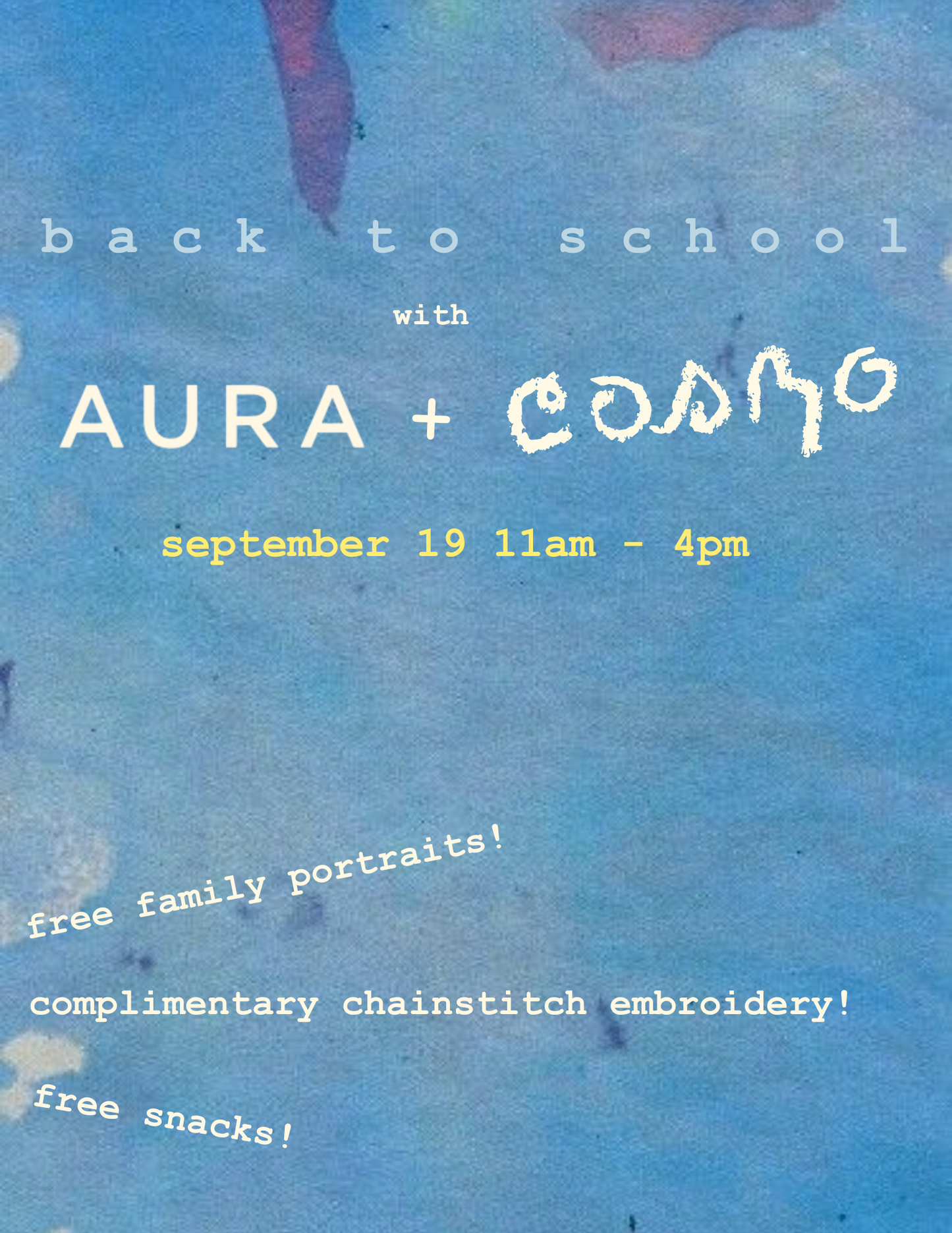 back to school with aura x cosmo