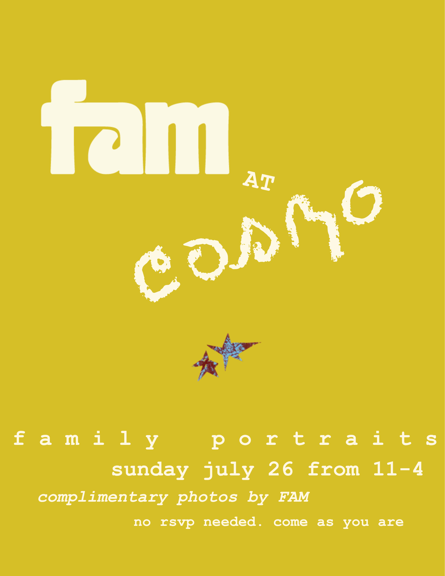 free family portrait day 7/26