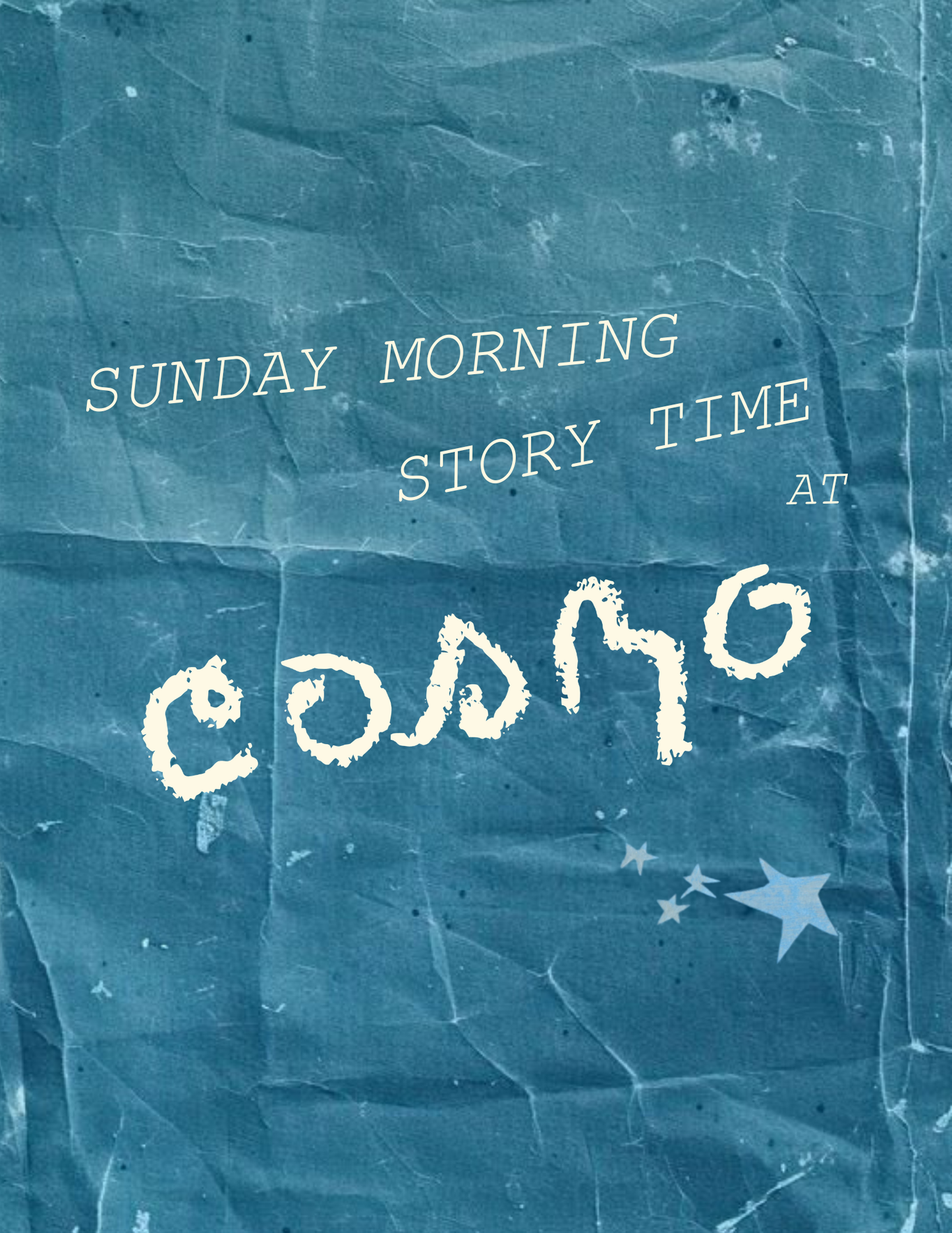 sunday morning free story time: aug 30